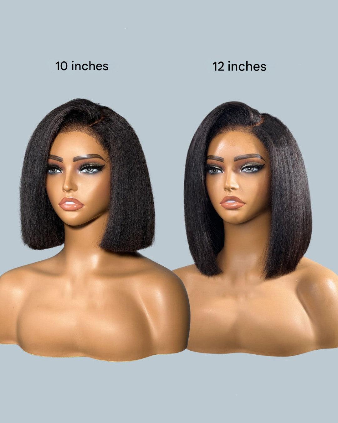 HD-spetsperuk 5x5 kinky-rak - Zamira