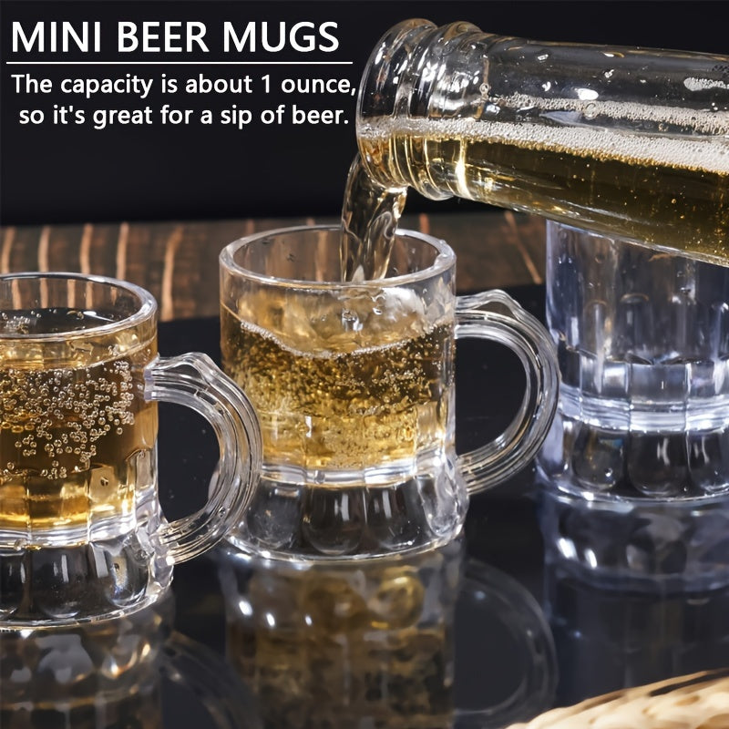 Transparenta miniölkrus 2-pack (12 stycken vardera) – MiniKrugSet Oktoberfest 2026
