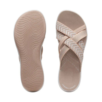 Ventilerade sandaler med ortopediska inlägg och stoppning – Riva