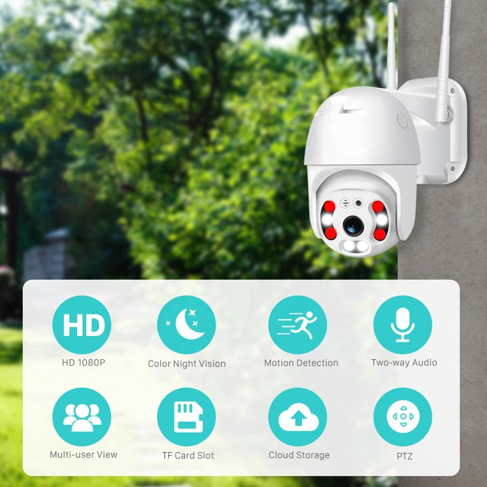 Trådlös utomhuskamera med WiFi – SecureView 360
