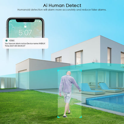 Trådlös utomhuskamera med WiFi – SecureView 360