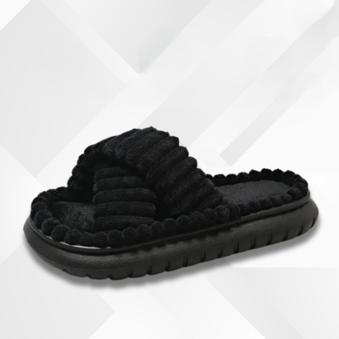 Damska vintertofflor av EVA-material – Isabella snöflinga edition
