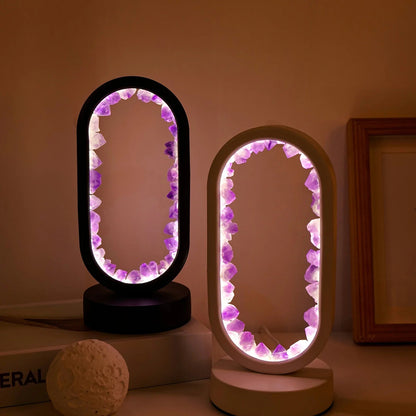 Handgjord ametistlampa - Serenith