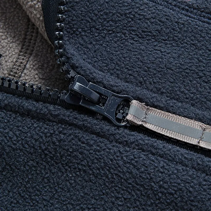 Fleece-outdoorväst för herr – Fodrad med stående krage – Kaspar