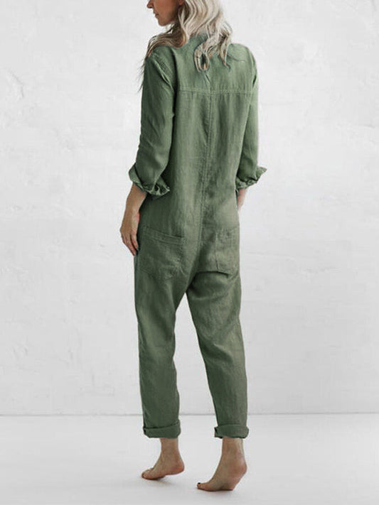Lättsamma jumpsuit - Liv | 100 % bomull, med praktiska fickor