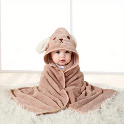 Babybadhandduk med huva – SnuggleSplash