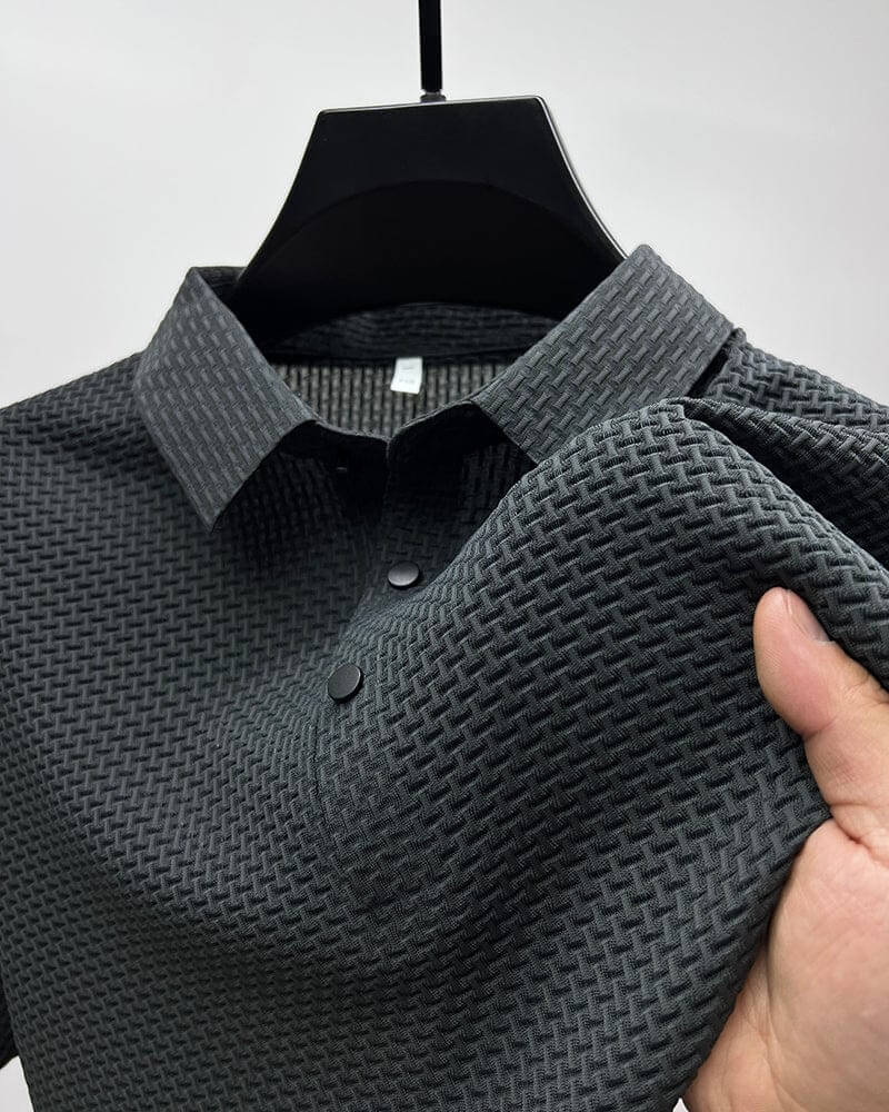 Herrpolo i andningsbart mesh – Matteo