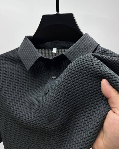 Herrpolo i andningsbart mesh – Matteo