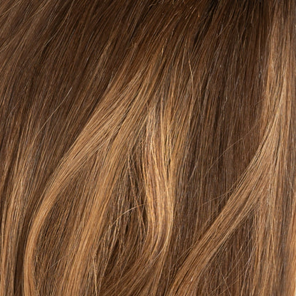 Tape-in hårförlängningar – Veloura Tape (Varm Brun Balayage 2+7)