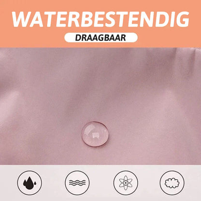 Wasserabweisender Stoff, rosa, tragbar, wasserfest, ideal für Outdoor-Aktivitäten.