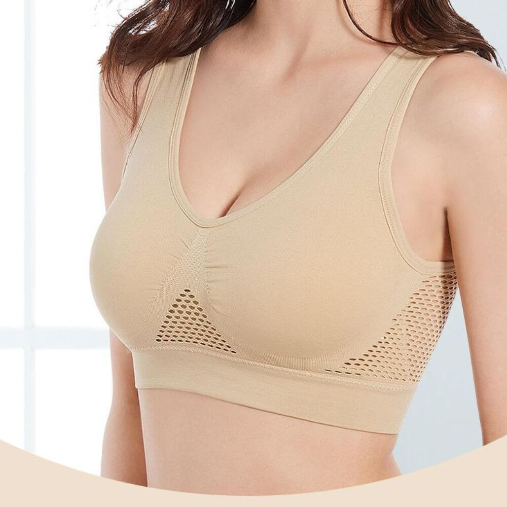 Ventilerad mesh sport-bh – Sofia
