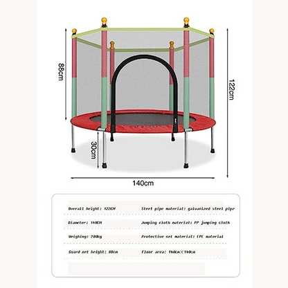Barntrampolin med säkerhetsnät – Jumpie KidsTramp