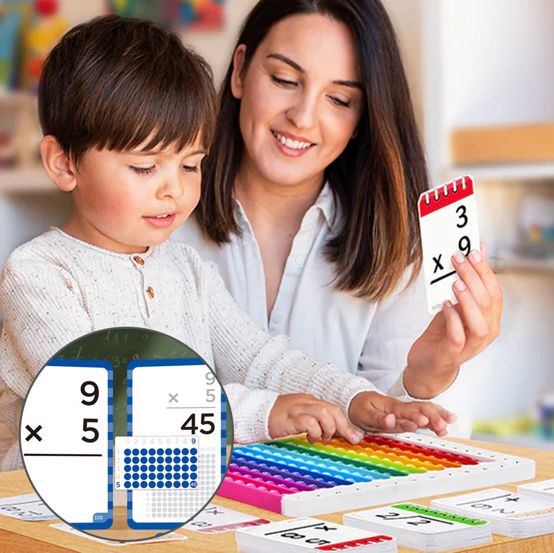 Interaktiva matematik-lärkort för barn – Lära sig räkna på ett lekfullt sätt