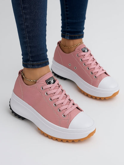 Plattformsneakers med klack – Dalia