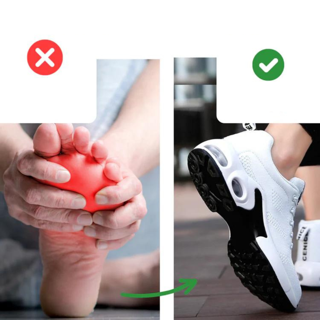 Bekväma och andningsbara ortopediska damsneakers – Marlene