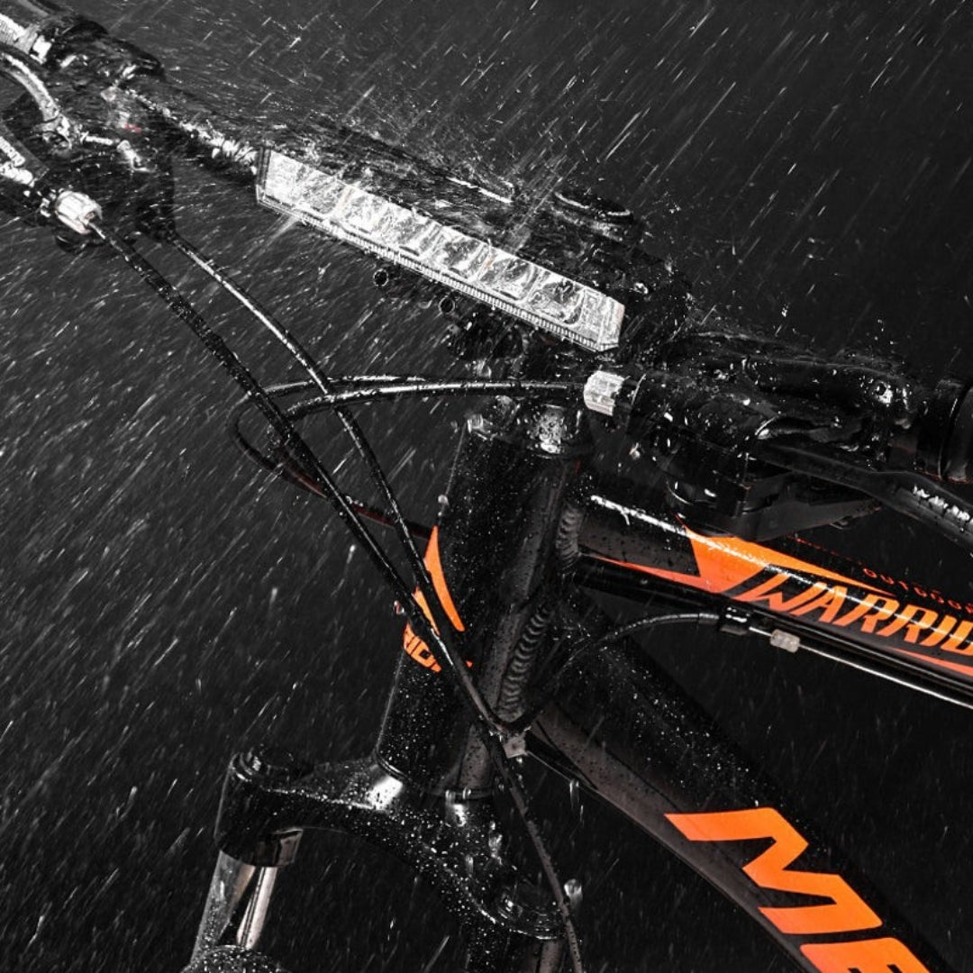 Superljus 180° cykelbelysning med integrerat batteri – Luminor