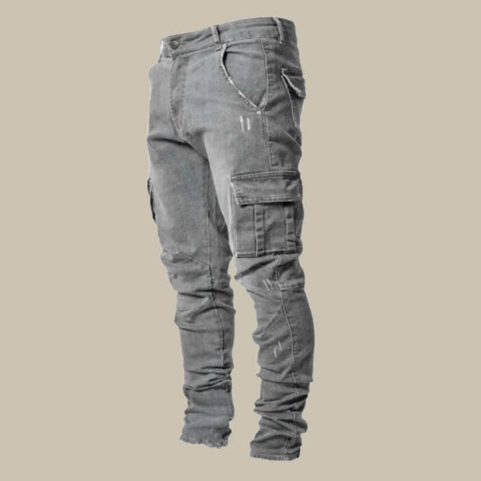 Premium stretch-cargobyxor för herr - Orion