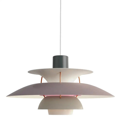 Moderne Hängelampe, mehrfarbig, skandinavisches Design, Metall, Wohnzimmerbeleuchtung.