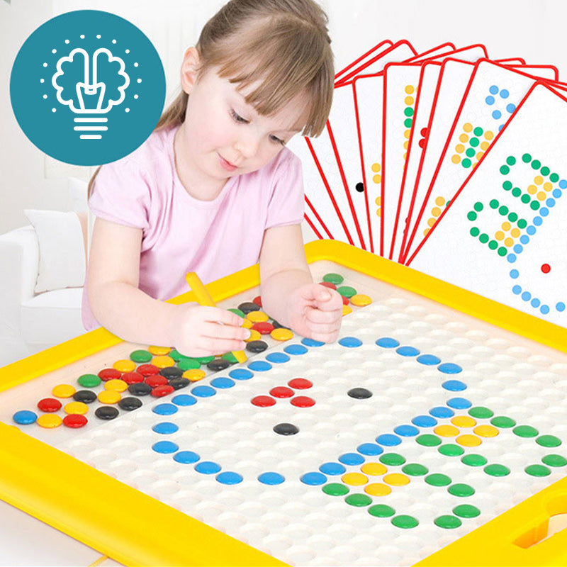 Magnetisk teckentavla med pärlor - MagniDots