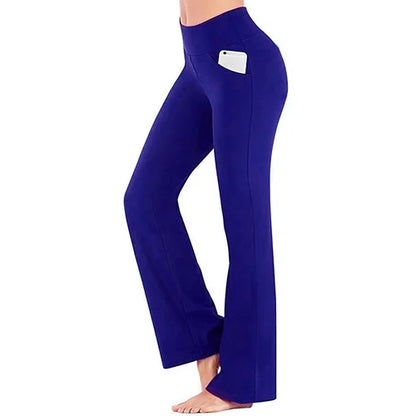 Damyogabyxor med hög midja – Selina