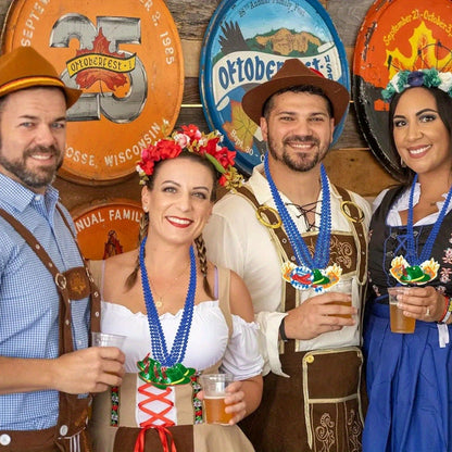 Set med partyhalsband (21 delar) – WiesnGlanz Oktoberfest 2026