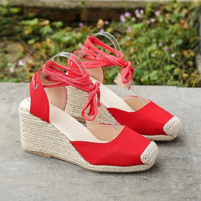 Stiliga espadrillosandaler för damer – Maribel