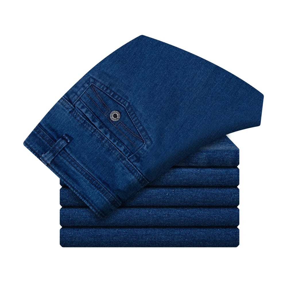 Herrjeans med hög midja och raka ben – Tobias