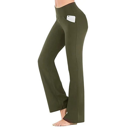 Damyogabyxor med hög midja – Selina