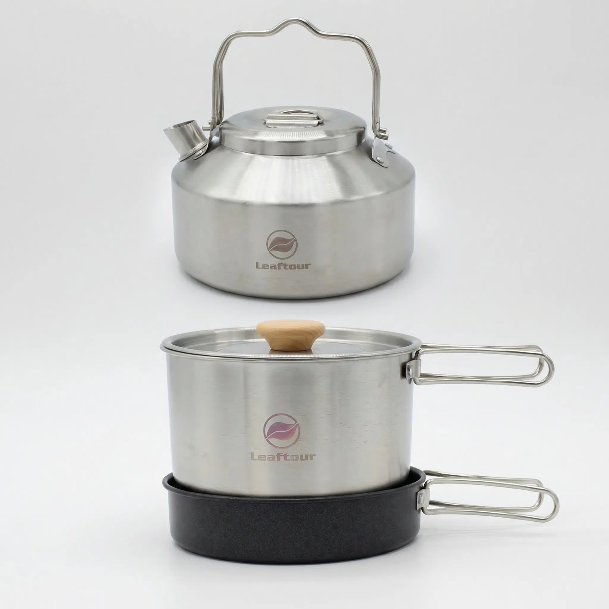 3-Piece Outdoor Camping Cookware Set -  Treklume