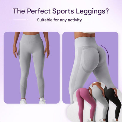 Dam-sportleggings med hög midja – FlexFit
