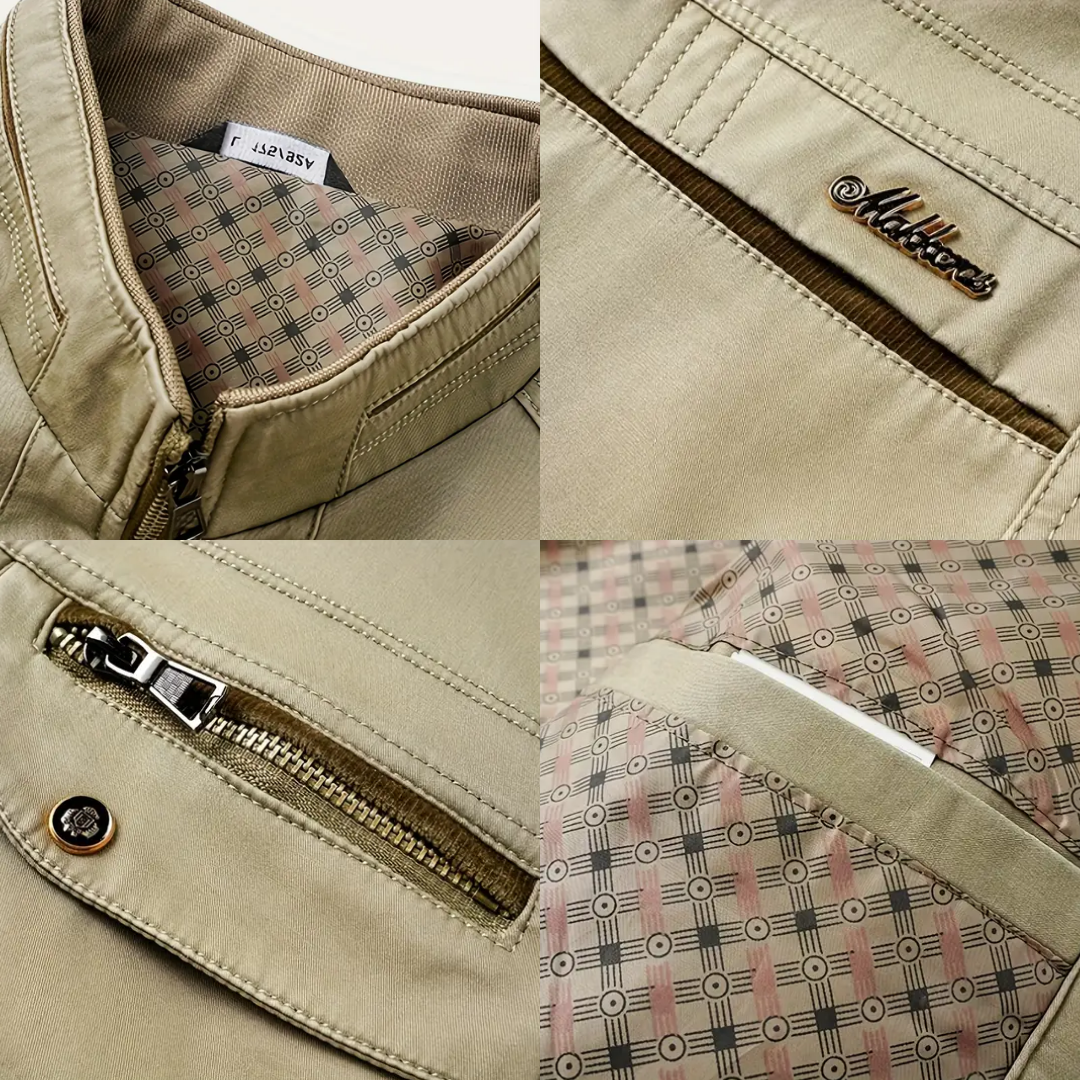 Herrjacka i bomull — vindtät & vattenavvisande i fältstil – Torin