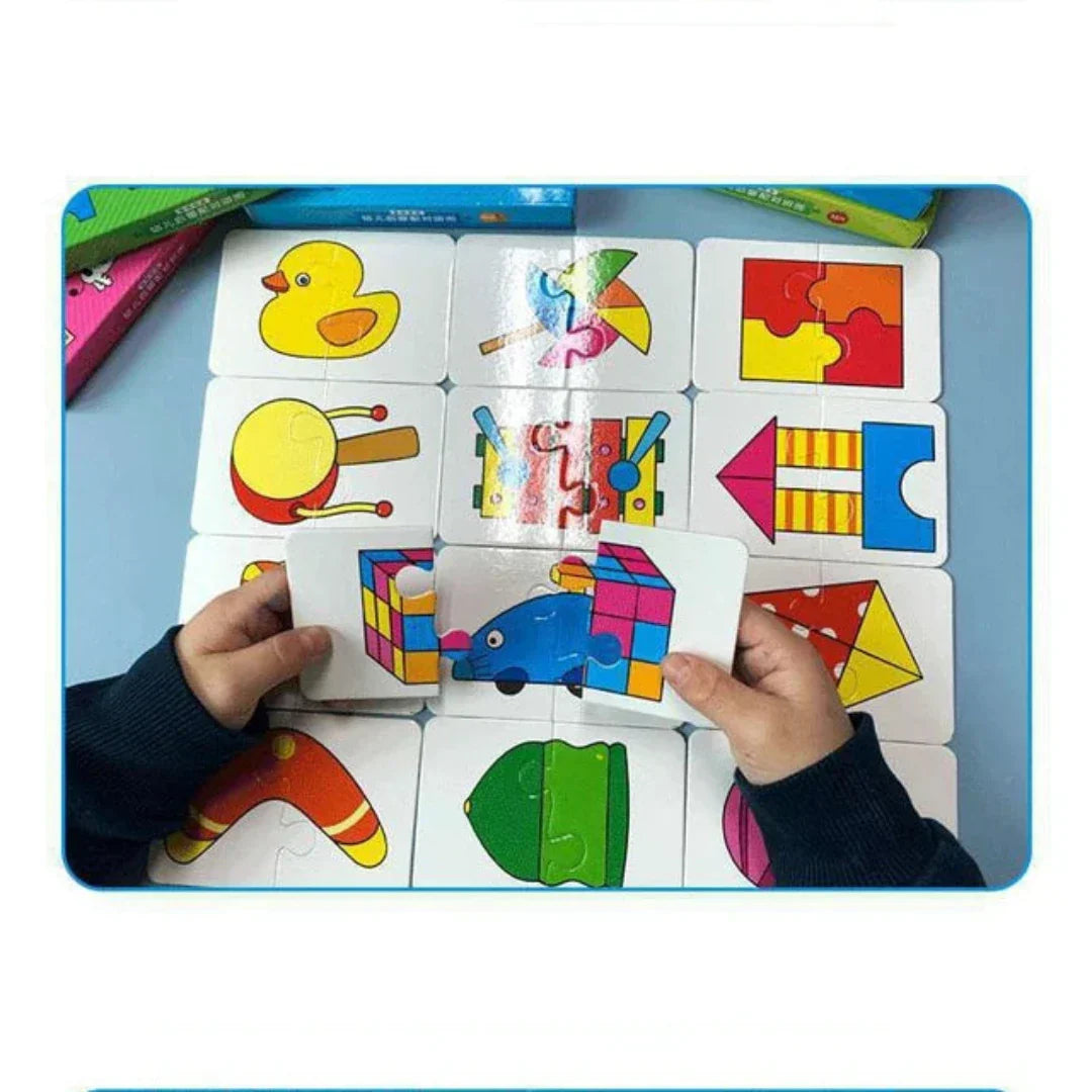 Kort-Memo-spel för barn – Främjar lekfullt minne och koncentration (1+1 Gratis)