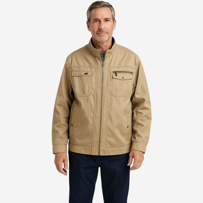 Herrjacka i bomull — vindtät & vattenavvisande i fältstil – Torin