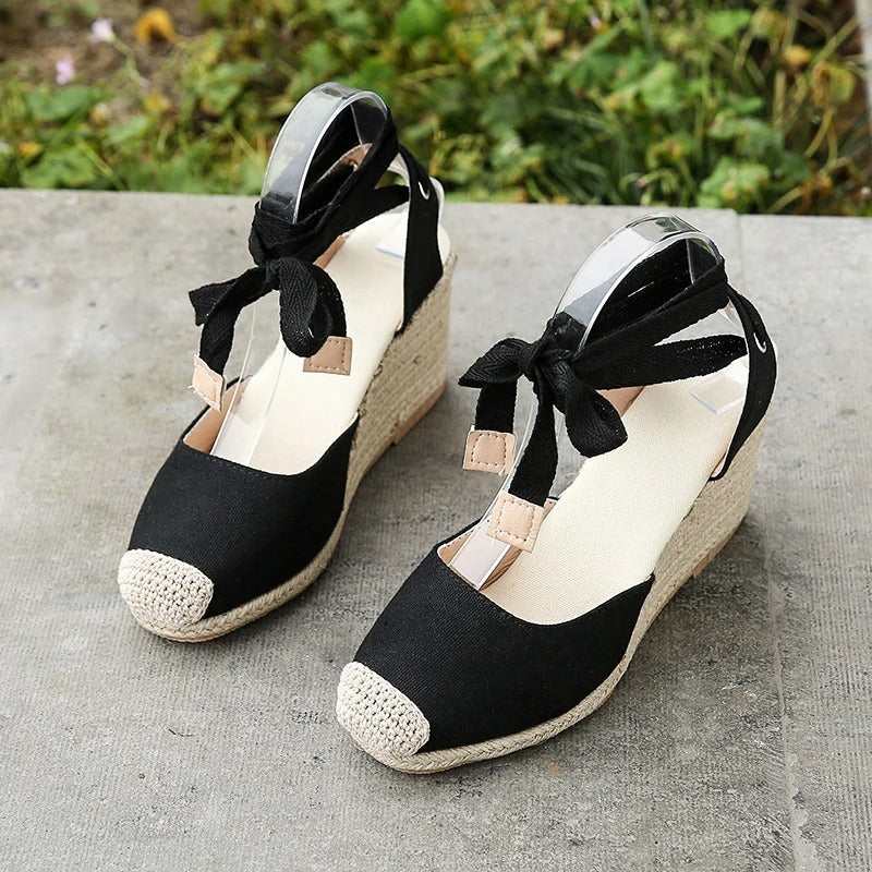 Stiliga espadrillosandaler för damer – Maribel