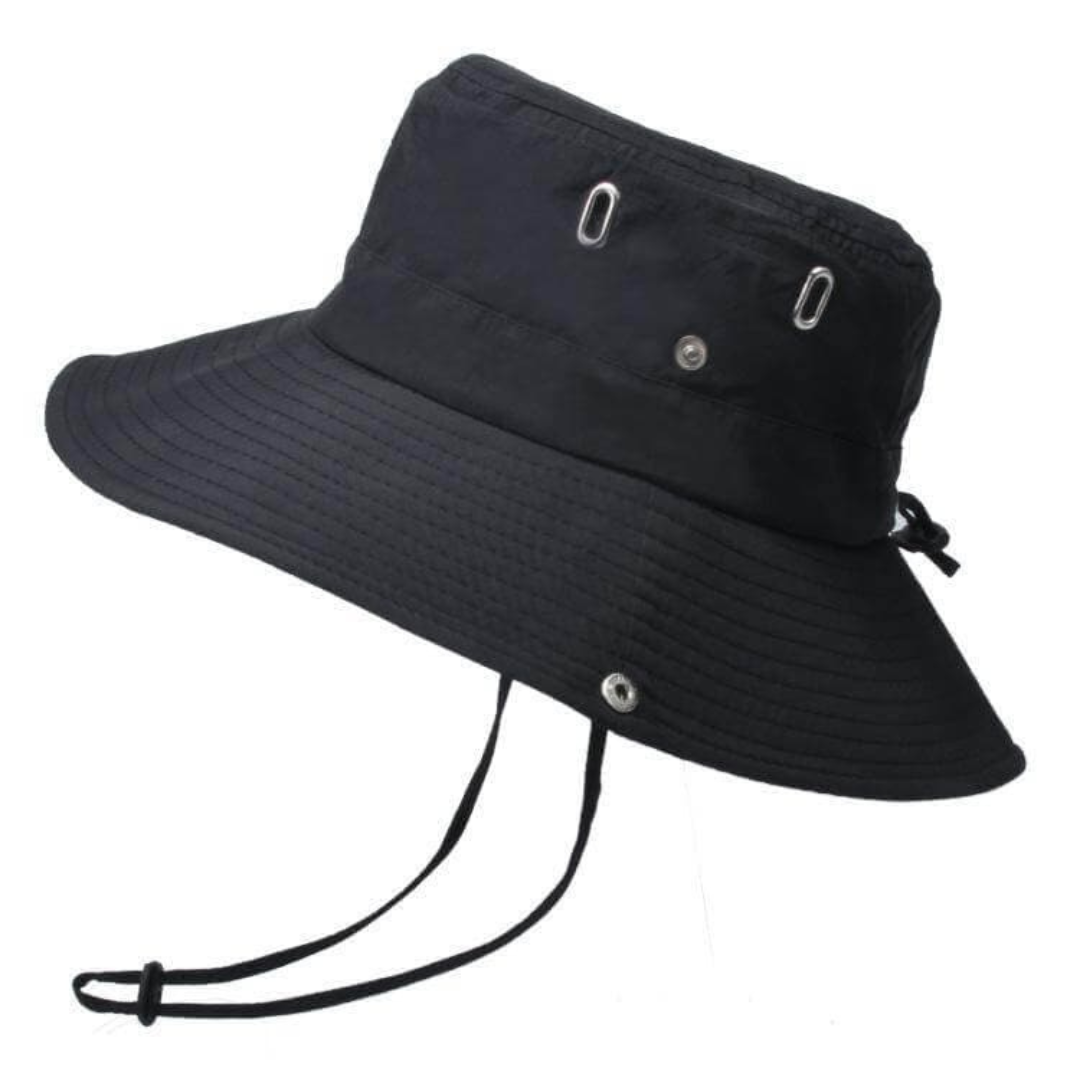 Vattentålig utomhus-bucket hat med UV-skydd – ShieldFlex Pro