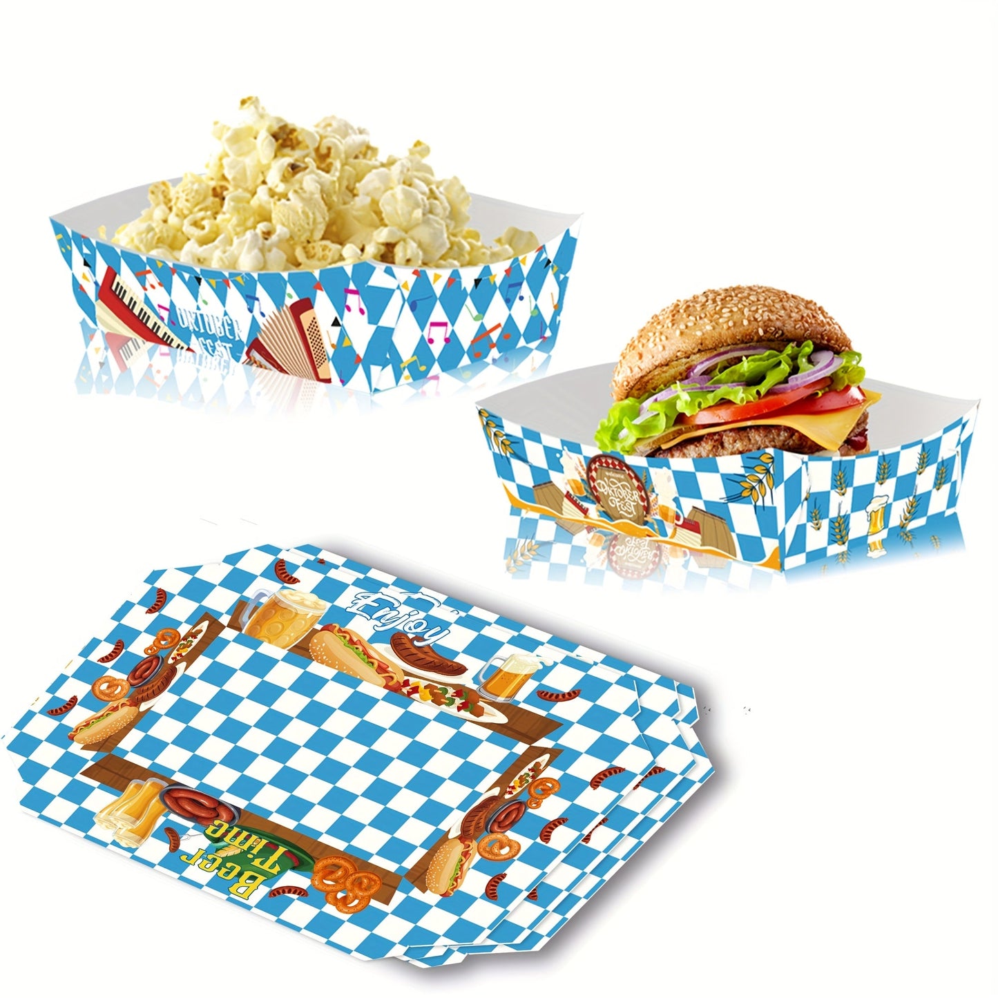 Oktoberfest – set med pappersskålar för snacks (2×24 stycken) – WiesnSnack Oktoberfest 2026