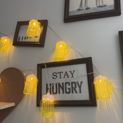 2 stycken LED ölkrus ljusslinga – LichterBier Oktoberfest 2025