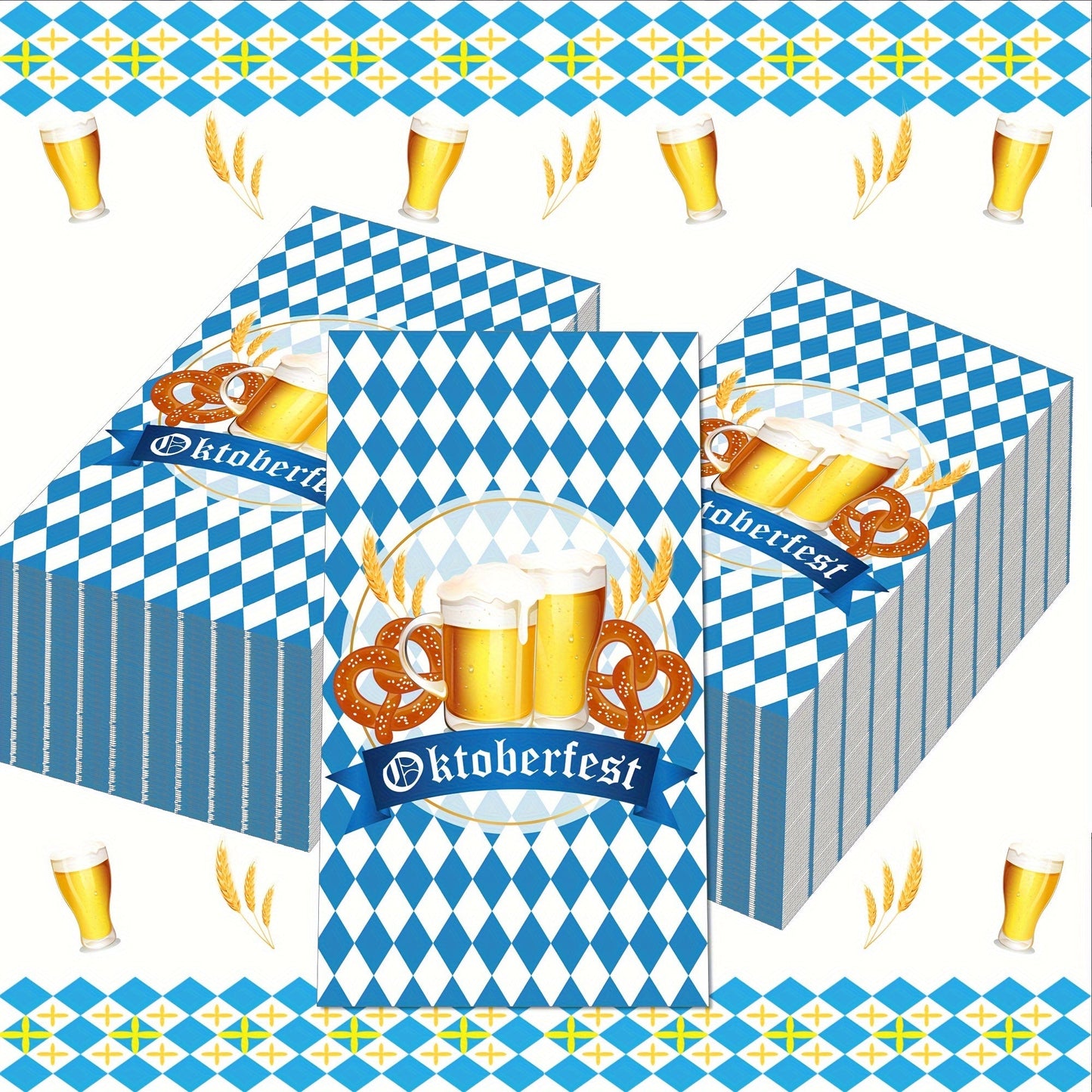 Pappersservetter (120 stycken) – WiesnServus Oktoberfest 2026