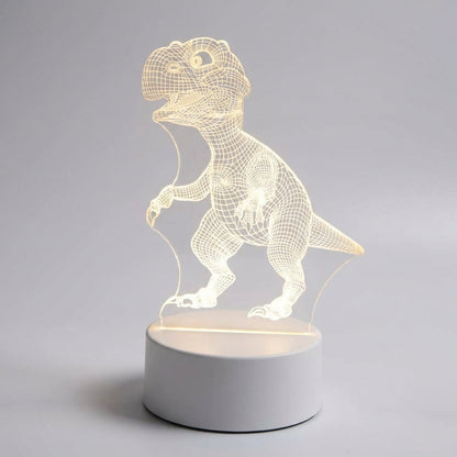 3D Illusion Night Lamp - DinoGlowz
