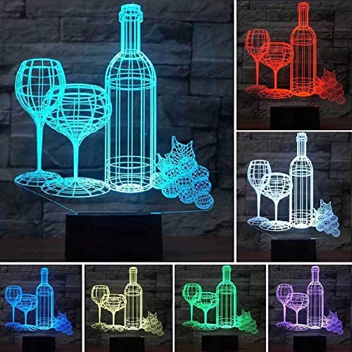 3D Illusion Tabletop Lamp -  NoirGlow