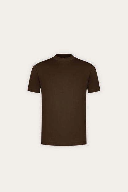 Stiligt herr T-shirt i merceriserad bomull – Dario