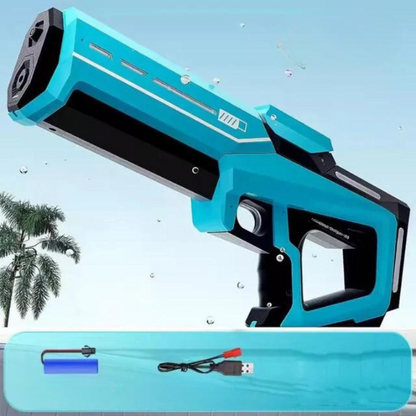 Automatisk vattenpistol med 1L tank och 10 m räckvidd – ren sommarunderhållning