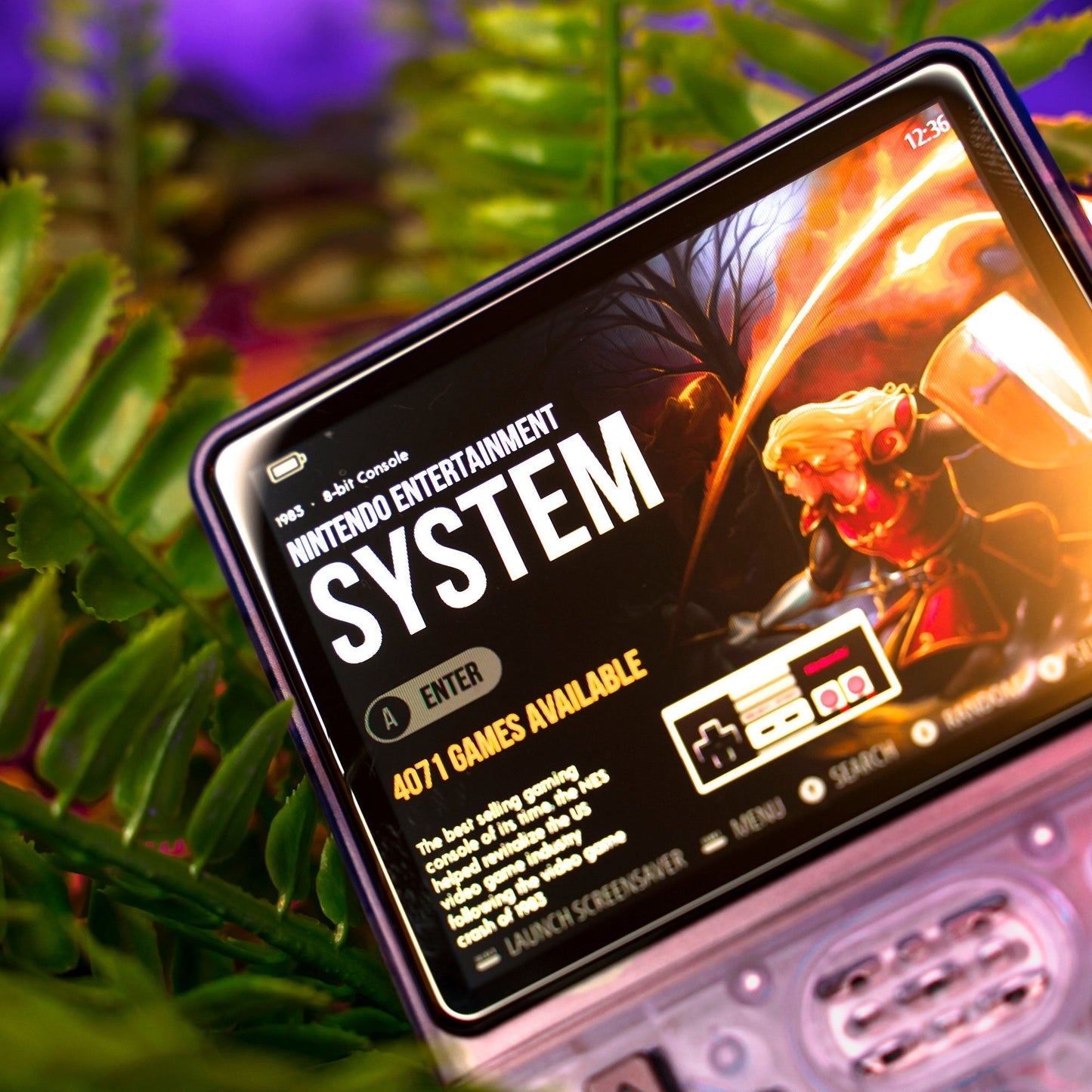 Kompakt retrospelkonsol – PixelPlay Pocket