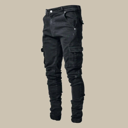 Premium stretch-cargobyxor för herr - Orion