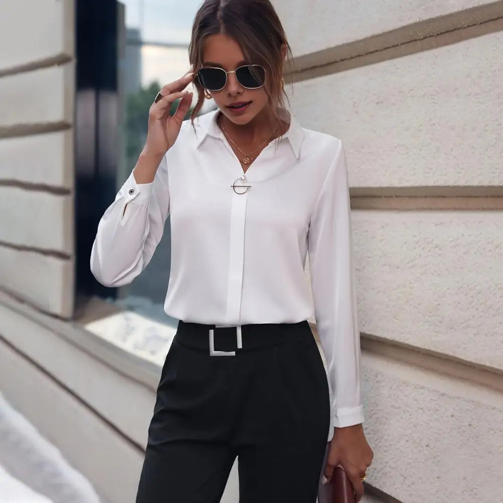 Elegant chiffontopp för damer - Amélie