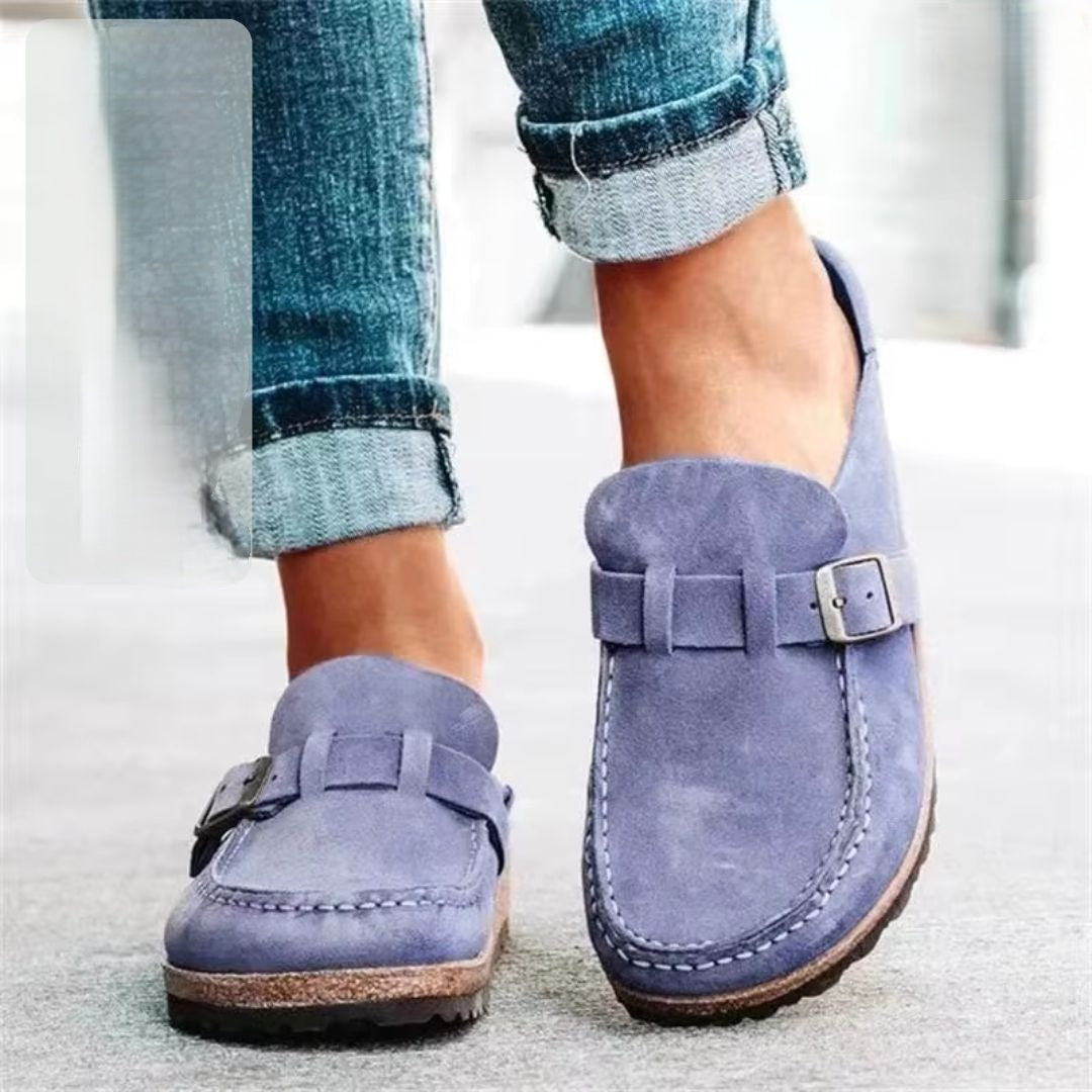 Loafers i mocka för dam – Giulia