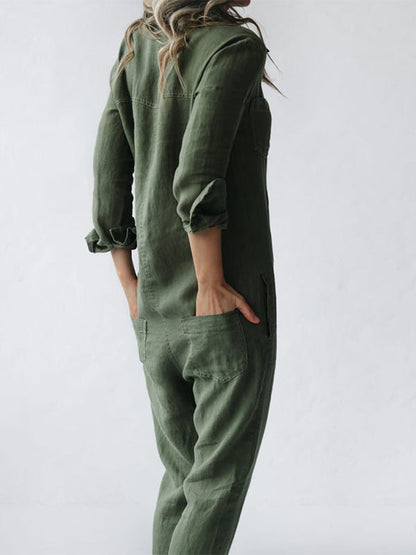 Lättsamma jumpsuit - Liv | 100 % bomull, med praktiska fickor