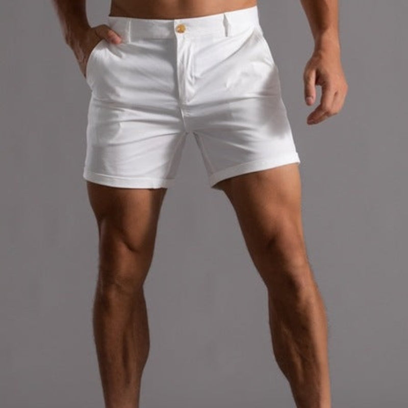 Moderna Slim-Fit Chino-shorts för män – Emil