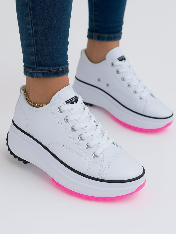 Plattformsneakers med klack – Dalia