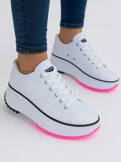 Plattformsneakers med klack – Dalia